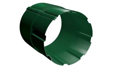 Соединитель трубы Grand Line глянцевый 90 мм RAL 6005 Зеленый мох